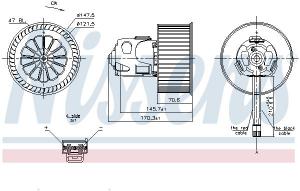 Ventiliatorius salono BMW-5 F10 10- 